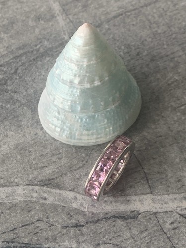 Damen ring silberfarben rosa - ring,