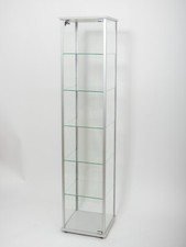 Glasvitrine nach Maß Sammlervitrine Vitrine Vitrinenschrank  auf Rollen ESG Glas