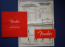 : Fender Telecaster American Elite Control Description and Fender RED ACCESSORY