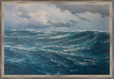 Aufgewühlte See Wellen 1924 Marine Schnars Alquist A1 LW 017