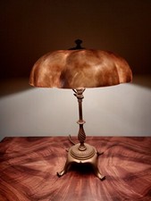 Jugendstil Tischleuchte Perlmutt