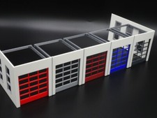 H0 Rolltor / Sektionaltor für Hallen- beweglich - 5x3 Fenster