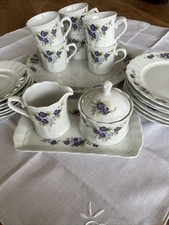 22 tlg. Kaffee Service Eschenbach Bavaria-Germany ,,Bayreuther Veilchen"