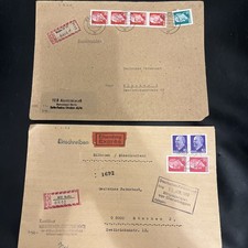 DDR 2x Reco/Eilbote Briefe MiF