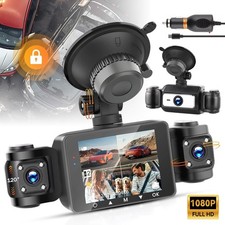 2,4" DashCam 4Kanal KFZ DVR Autokamera Videorecorder Nachtsicht mit G-Sensor