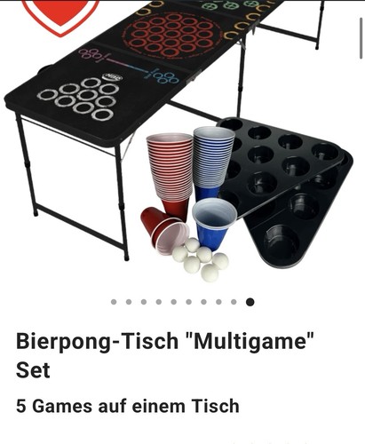 Bierpong tisch multigame set - bierpong-tisch,