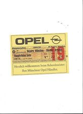 Sammler Ticket : FC BAYERN MÜNCHEN - SV WERDER BREMEN, 18.11.1995