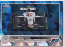 Topps 2022 Chrome Formula 1 No. 142 Ralph Boschung Sapphire