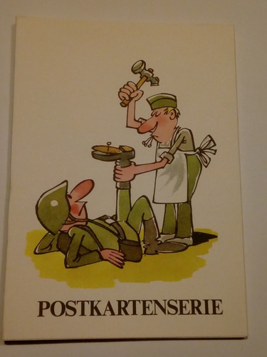 Ddr postkarten set - postkarten, soldaten