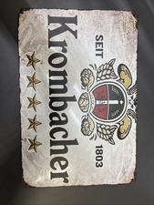 Krombacher Blechschild Pils