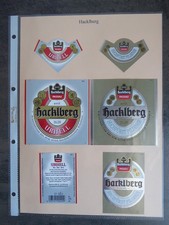 Bieretiketten, Bayern, Passau, Brauerei Hacklberg