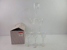 6x Rotwein-Kelche Nachtmann GOBLET PALAIS Bleikristall 24% Pbo Germany #257596