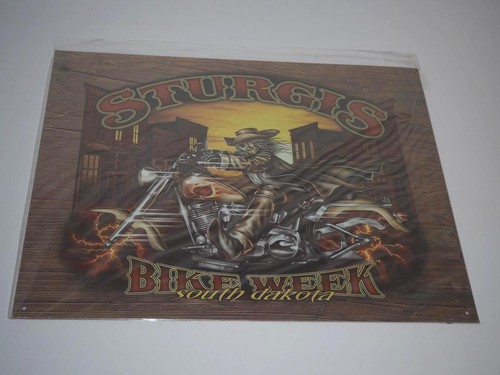 Blechschild sturgis bike week - blechschild,