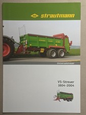 STRAUTMANN VS 1604-2004 Universalstreuer Miststreuer Prospekt Traktor Schlepper