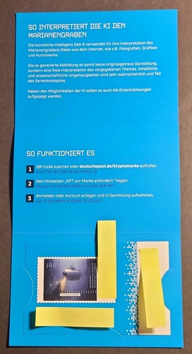 Briefmarke marianengraben - marianengraben, mi