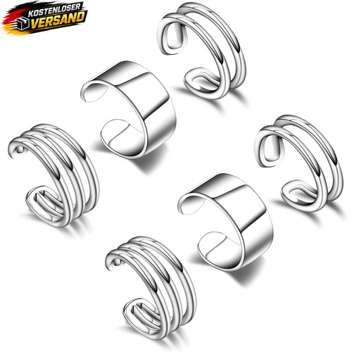 Silber ohrringe set damen - silber,