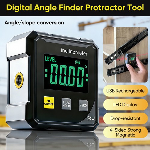 Lcd digitaler winkelmesser - lcd,