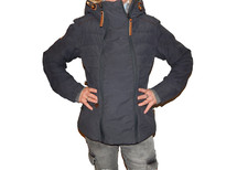 exklusives Damen Winter Jacke Naketano Größe L blau top Zustand