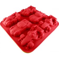 3D Silikon Backform Rennwagen