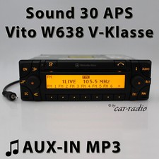 Mercedes Sound 30 APS AUX-IN Becker W638 Radio Navigationssystem Vito Radio