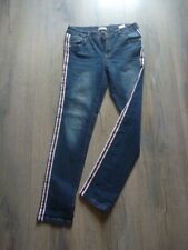 Jeanshose, Jeans, Denim, Blau, seitliche Galonstreifen. Gr. 40, von Blue Motion