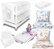 Babybett Gitterbett Weiß