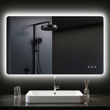 Led badspiegel 60x80 100x60 - 60x80, cm