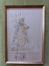 Otto Dill (1884 Neustadt - 1957 Bad Dürkheim) aquarellierte Tuschzeichnung