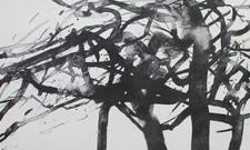 Oskar Koller Abstrakt zeitgenössisch signiert Lithografie 1981 42/45