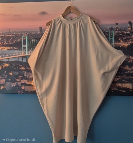 Ballonkleid ärmellos beige - Ärmellos,