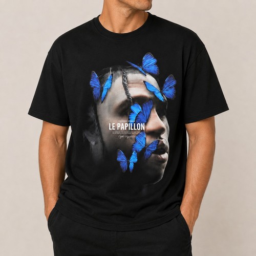 Mister tee papillon shirt - mister, le