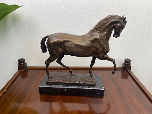 Bronze skulptur pferd art deco - bronze,