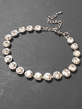 Zirkonia Tennis Armband Kristall Ketten Kessel Brautschmuck Statement Modisch