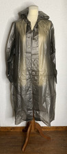DDR Regenmantel, Gr. 50, grau-transparent, unbenutzt, PVC, mit Kapuze