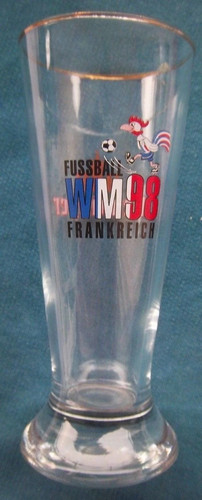 Orig glas bierglas wm - /,