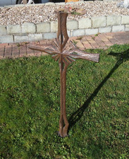 Wegekreuz, Grabkreuz Ausstellungsstück Bronzeguß