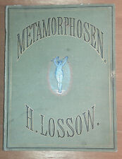 Erotica Metamorphosen Heinrich Lossow 1884 12 Blatt in Mappe Erotik Allegorie