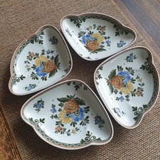 V&B ALT AMSTERDAM   4 Dreieckschalen / Kleeblattschalen  VILLEROY&BOCH