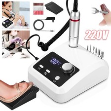 Elektrische Nagelfräser 45000 U/min Nagelfeile Maniküre Profi Pediküre Set Bits