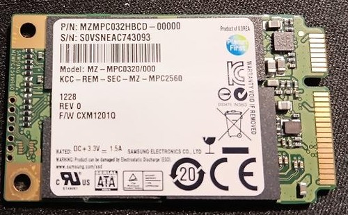 Msata von samsung 32gb - msata,