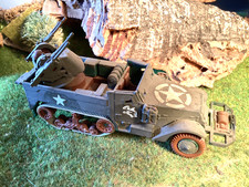 Minitanks US Army Halbkettenfahrzeug Flakgeschütz WK II 1:72