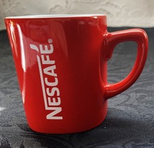 7 Nescafé-Cappuccino-Tassen eckig - neue Ausführung –Höhe 7,5 - Vintage