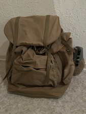 Vintage Rucksack Beige Made In Germany Kurz Mod.2 und Trinkflasche