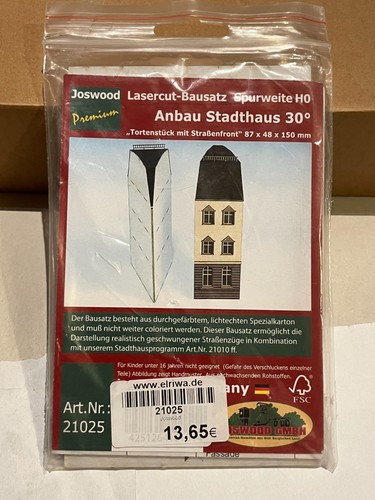 Joswood 21025 bausatz - h0, 21025,
