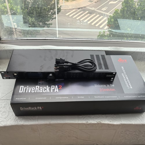Dbx pa2 driverack - driverack, complete