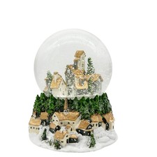 Schneekugel Spieluhr Bronze