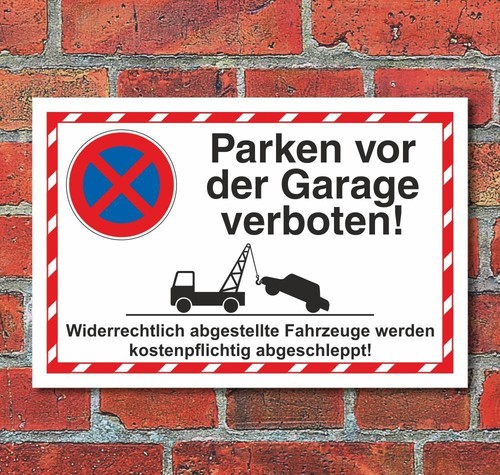 Schild parkverbot halteverbot - schild,
