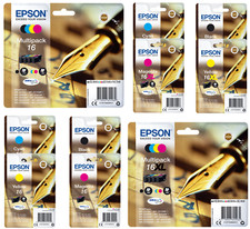 Originale Epson 16 16 XL Patronen Tinte Druckerpatrone T1631 Füller WorkForce WF