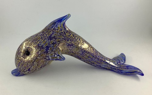 Gold rhapsody dolphin - "gold, dolphin"