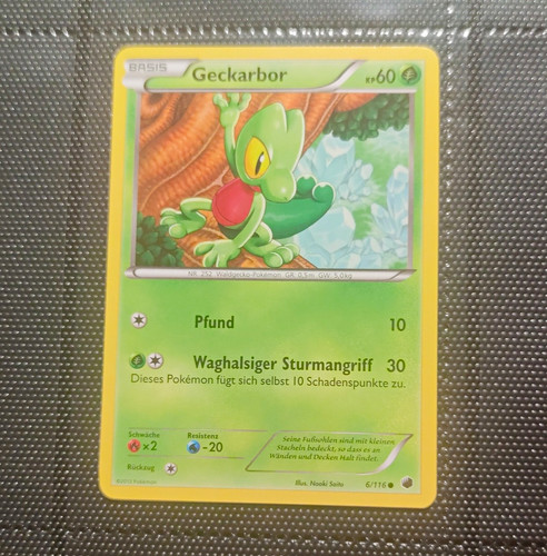 Pokémon tcg geckarbor 116 - pokémon,
